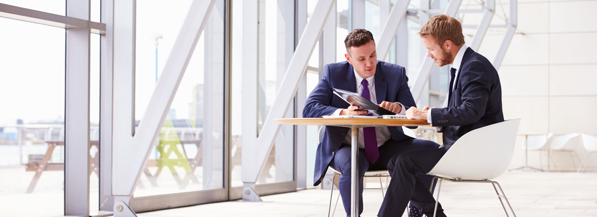 Businessmen Discussing A Project