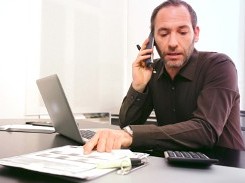 Man Working In Office